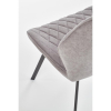 Jedálenská stolička Debora, sivá / čierna