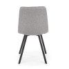 Jedálenská stolička Crowder, sivá / čierna