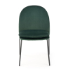 Jedálenská stolička Ulric, zelená / čierna