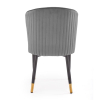 Jedálenská stolička Dio, sivá / čierna