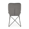 Jedálenská stolička Kord, sivá / čierna