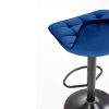 Barová stolička Kinsley, modrá / čierna