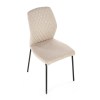 Jedálenská stolička Blair, béžová / čierna
