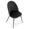 Jedálenská stolička Demi, čierna / biela