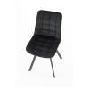 Jedálenská stolička Jordan, čierna