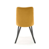 Jedálenská stolička Nyx, žltá / čierna