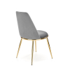 Jedálenská stolička Louis, sivá