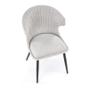 Jedálenská stolička Leif, sivá