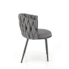 Jedálenská stolička Noemi, sivá
