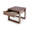 Konferenčný stolík Nea - štvorcový, tmavý orech
