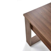 Konferenčný stolík Nea - štvorcový, tmavý orech