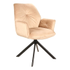 Jedálenská stolička Boogie II, béžová / čierna
