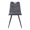 Jedálenská stolička Orfe, sivá / čierna