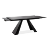 Jedálenský stôl Salvadore, 120 x 80 cm, čierna