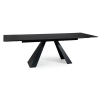 Jedálenský stôl Salvadore II, 160 x 90 cm, čierna