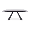 Jedálenský stôl Salvadore II 180 x 90 cm, antracit