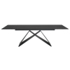 Jedálenský stôl Westin II 160 x 90 cm, čierna
