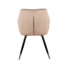 Jedálenská stolička Nuxe Velvet, béžová