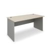 Stôl SimpleOffice 160 x 80 cm, dub svetlý / sivá
