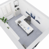 3D vizualizácia Creator: 2× kancelária, max. 12 pracovných miest