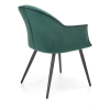 Jedálenská stolička Zoey, tmavo zelená