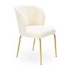 Jedálenská stolička Ethel, krémová