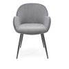 Jedálenská stolička Delila, sivá