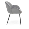 Jedálenská stolička Delila, sivá