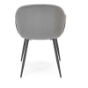 Jedálenská stolička Delila, sivá