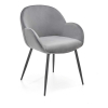 Jedálenská stolička Delila, sivá