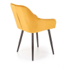 Jedálenská stolička Lain, žltá