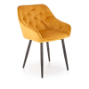 Jedálenská stolička Lain, žltá