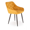Jedálenská stolička Lain, žltá