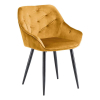 Jedálenská stolička Lain, žltá