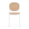 Jedálenská stolička Josie, hnedá / biela