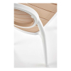 Jedálenská stolička Josie, hnedá / biela