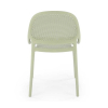 Jedálenská stolička Adeline, zelená