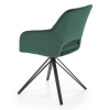 Jedálenská stolička Eloise, tmavo zelená