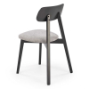 Jedálenská stolička Hope, sivá / čierna