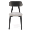 Jedálenská stolička Hope, sivá / čierna