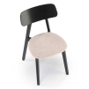 Jedálenská stolička Hope, béžová / čierna