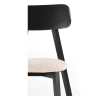 Jedálenská stolička Hope, béžová / čierna