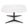 Konferenčný stolík Rowan B, mramor / čierna
