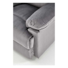 Polohovacie kreslo Josh, sivá