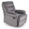 Polohovacie kreslo Josh, sivá