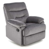 Polohovacie kreslo Josh, sivá