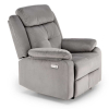 Polohovacie kreslo Brad, sivá
