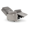 Polohovacie kreslo Brad, sivá