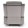 Polohovacie kreslo Brad, sivá