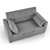 Rozkladacia pohovka Ace, dvojsedák, sivá